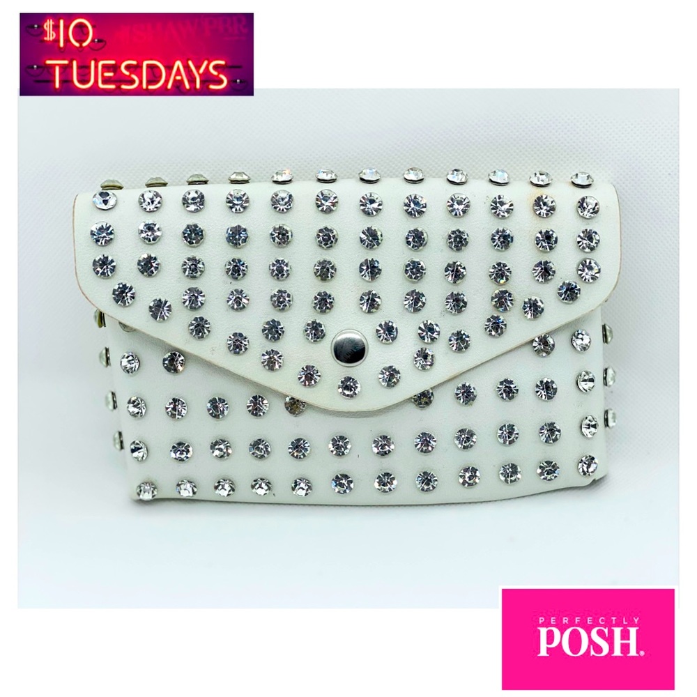 Small white clutch